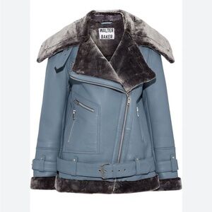 WALTER BAKER CELINE LEATHER JACKET - small